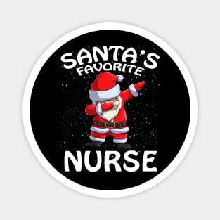 Santas Favorite Nurse Christmas Magnet